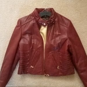 Vintage Baby Phat Leather Moto Jacket